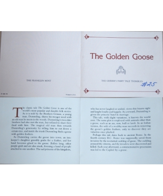The Golden Goose - certificate