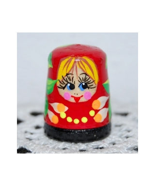 Blond red doll