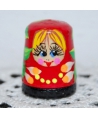 Matrioszka czerwona blondynka