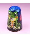 Frog and dragonflies
