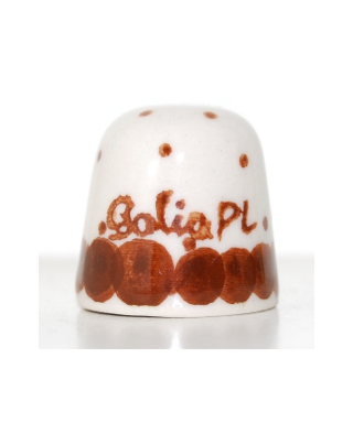Bolesławiec in brown Galia
