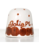Bolesławiec in brown Galia