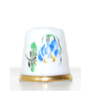 Blue and violet flower Herend