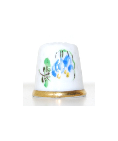 Blue and violet flower Herend