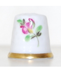 Blue and pink flower Herend