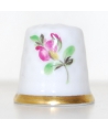 Blue and pink flower Herend
