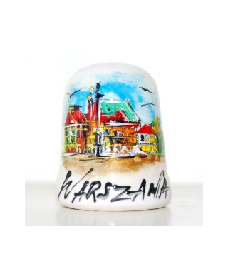 Warsaw Old Town hand-painted