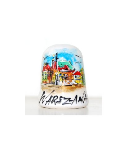 Warsaw Old Town hand-painted