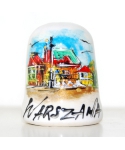 Warszawa - Warsaw Old Town hand-painted
