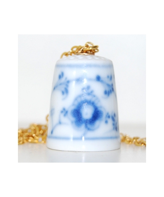 Kwiatowy ornament naszyjnik