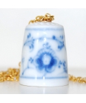 Kwiatowy ornament naszyjnik