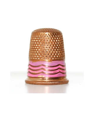 Metal with pink decoration