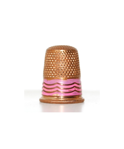 Metal with pink decoration