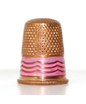 Metal with pink decoration