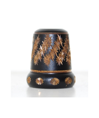 Black with golden stars
