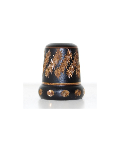 Black with golden stars