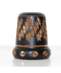 Black with golden stars