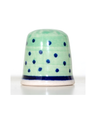 Vena green with polka dots
