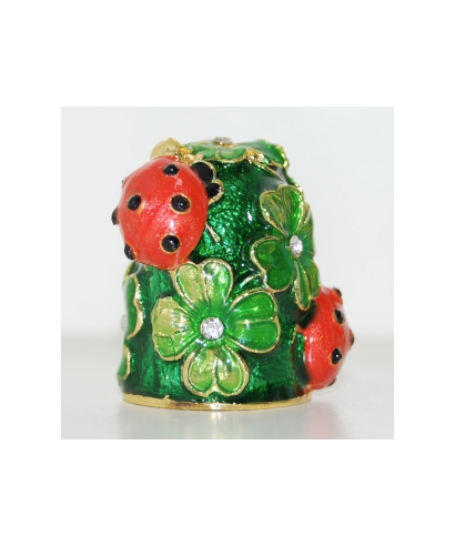 Ladybugs and clover