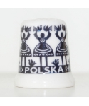Folk naparstek - wzór kurpiowski