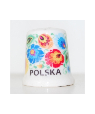 Folk naparstek - wzór łowicki