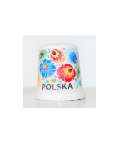 Folk thimble - Łowicz pattern