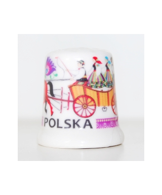 Folk thimble - Łowicz folk scene