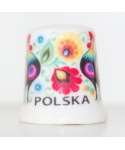 Folk naparstek - łowickie koguty