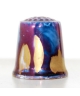 Gold and purple spots
