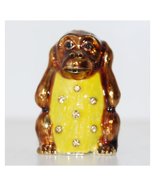 Three wise monkeys - Hear-no-evil monkey