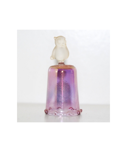 Glass with owl