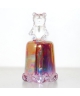Glass with teddy bear