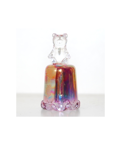 Glass with teddy bear