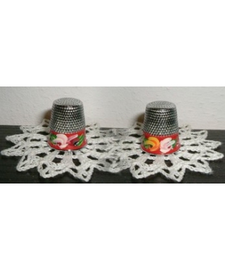 Metal with flowers