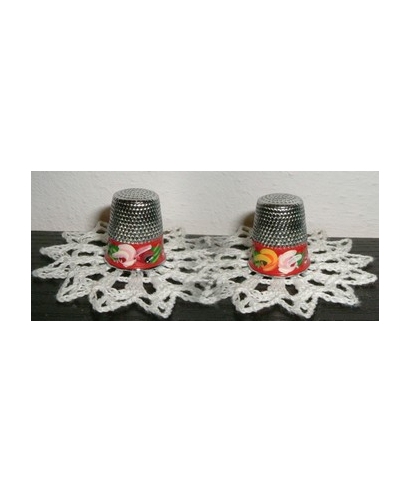 Metal with flowers