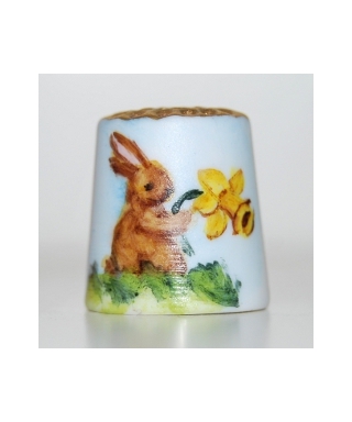 Bunny and daffodil
