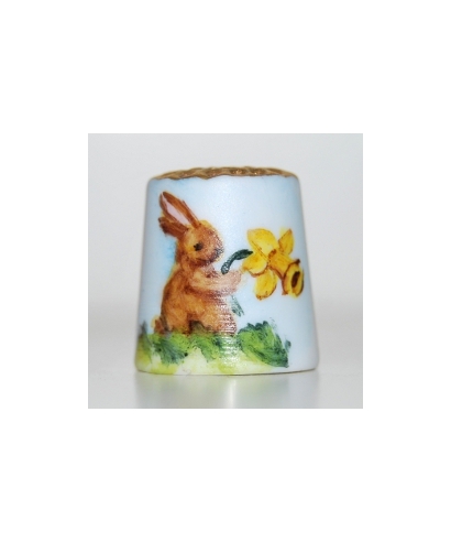 Bunny and daffodil
