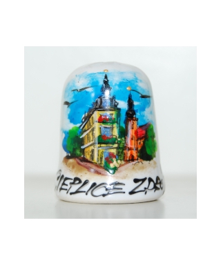 Triangular House in Cieplice hand-painted