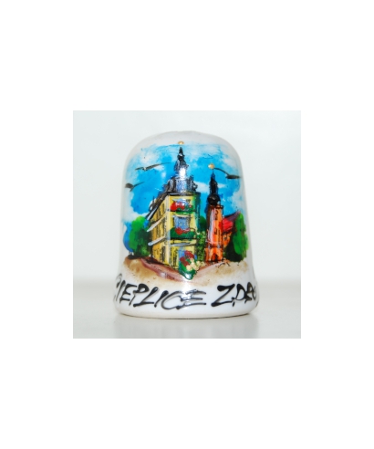Triangular House in Cieplice hand-painted
