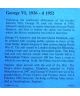 George VI - certificate