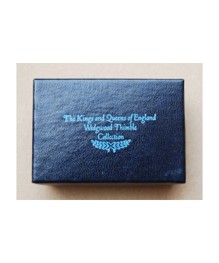 Wedgwood - box(The Kings and Queens of England Wedgwood Thimble Collection)