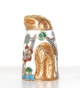 Biała żaba cloisonne