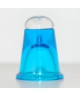 Blue glass millefiori thimble