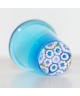 Blue glass millefiori thimble