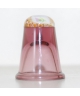 Heather glass millefiori thimble