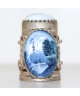 Rostov enamel white and blue