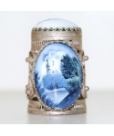 Rostov enamel white and blue