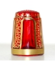 Red with ornament