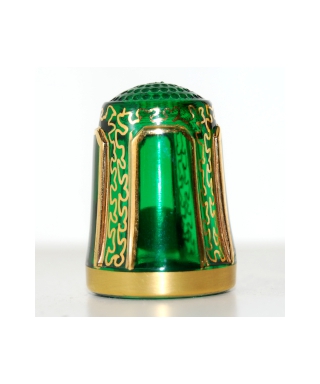 Green with ornament