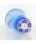 Blue glass millefiori thimble - Royal Wedding